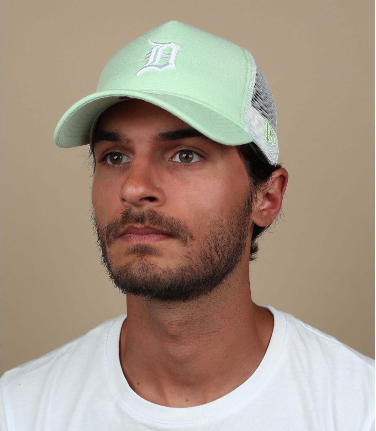 trucker D verde claro MLB Oxford Detroit mint